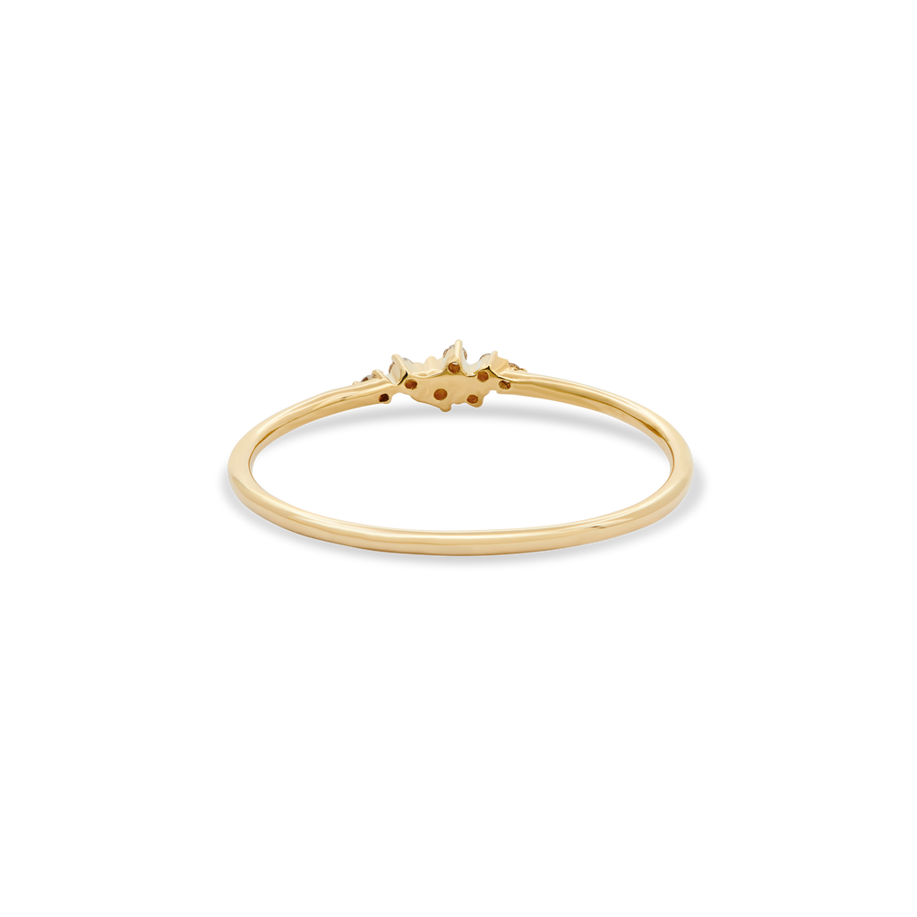 Clustered Diamond Ring