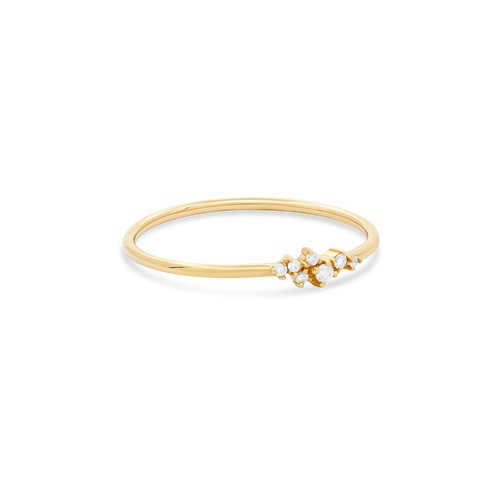 Clustered Diamond Ring