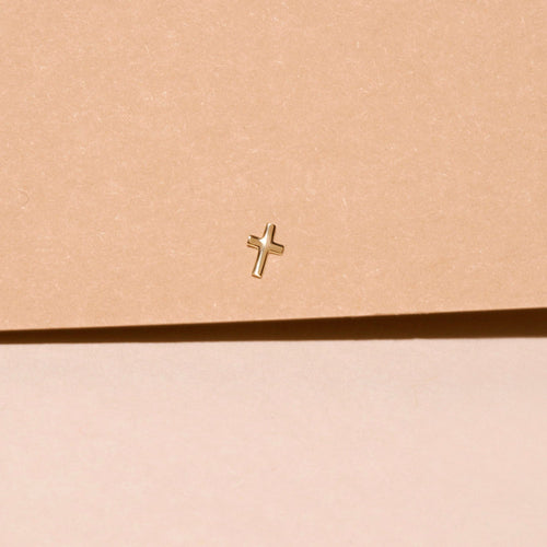 Cross My Heart Studs