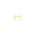 Cross My Heart Studs