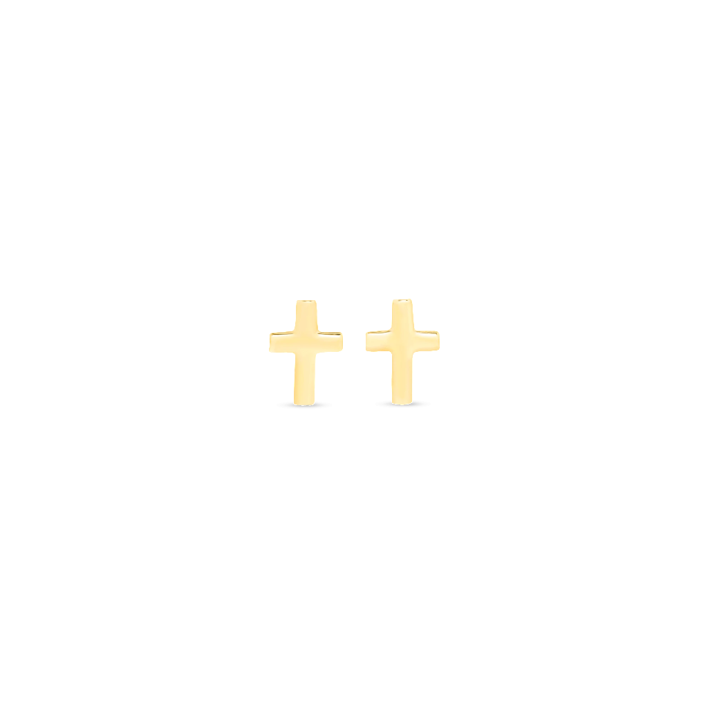 Cross My Heart Studs