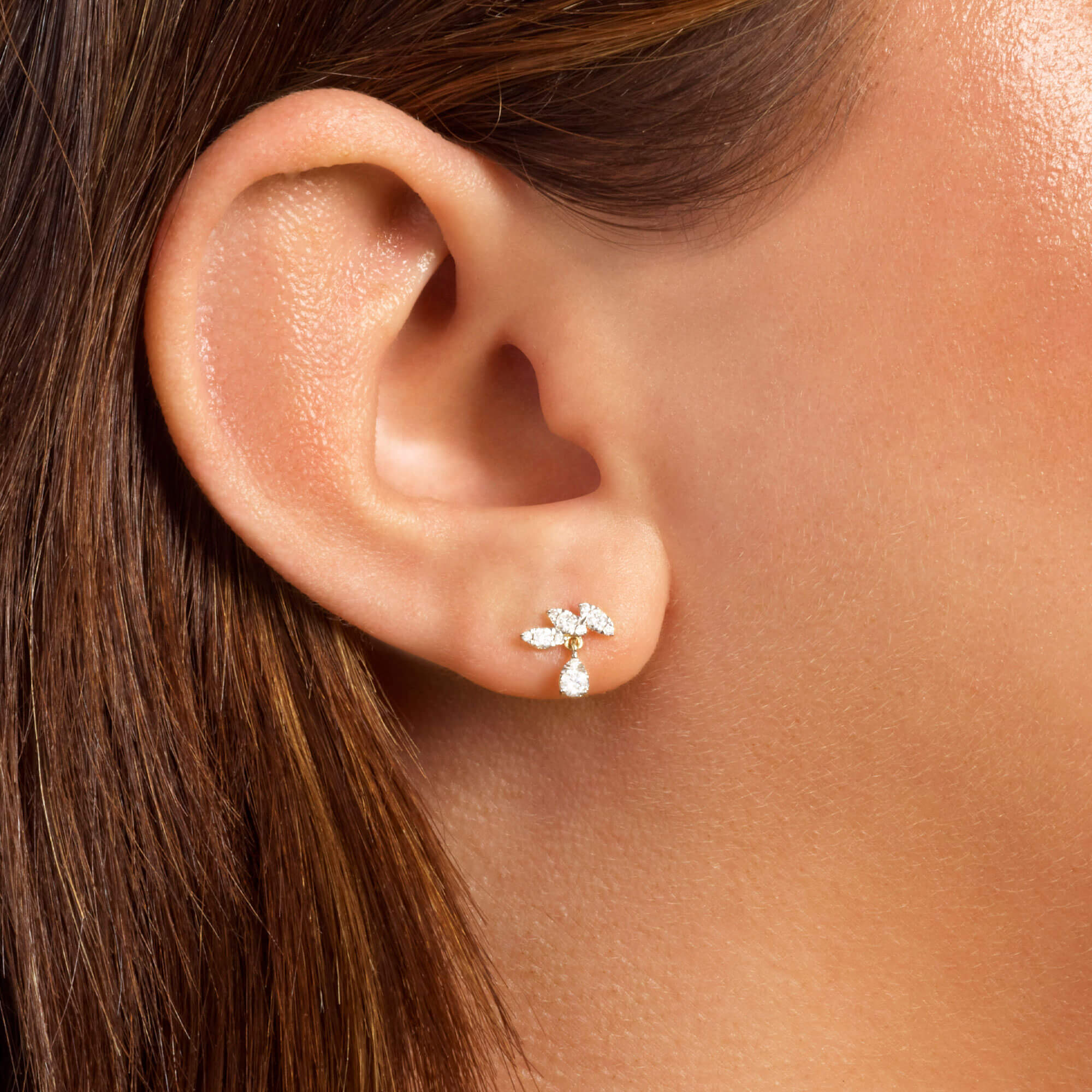 Diamond Muse Drop Studs