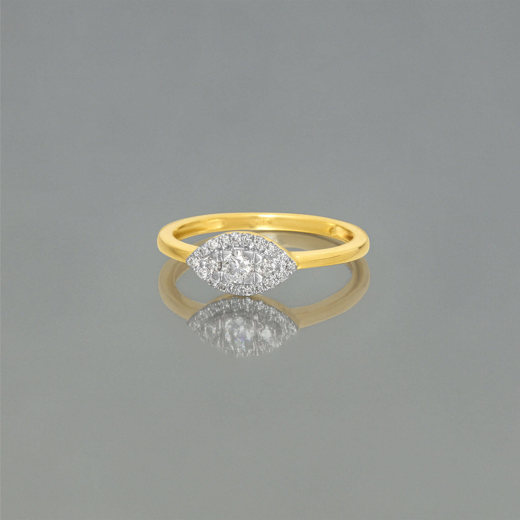 Diamond Muse Halo Ring