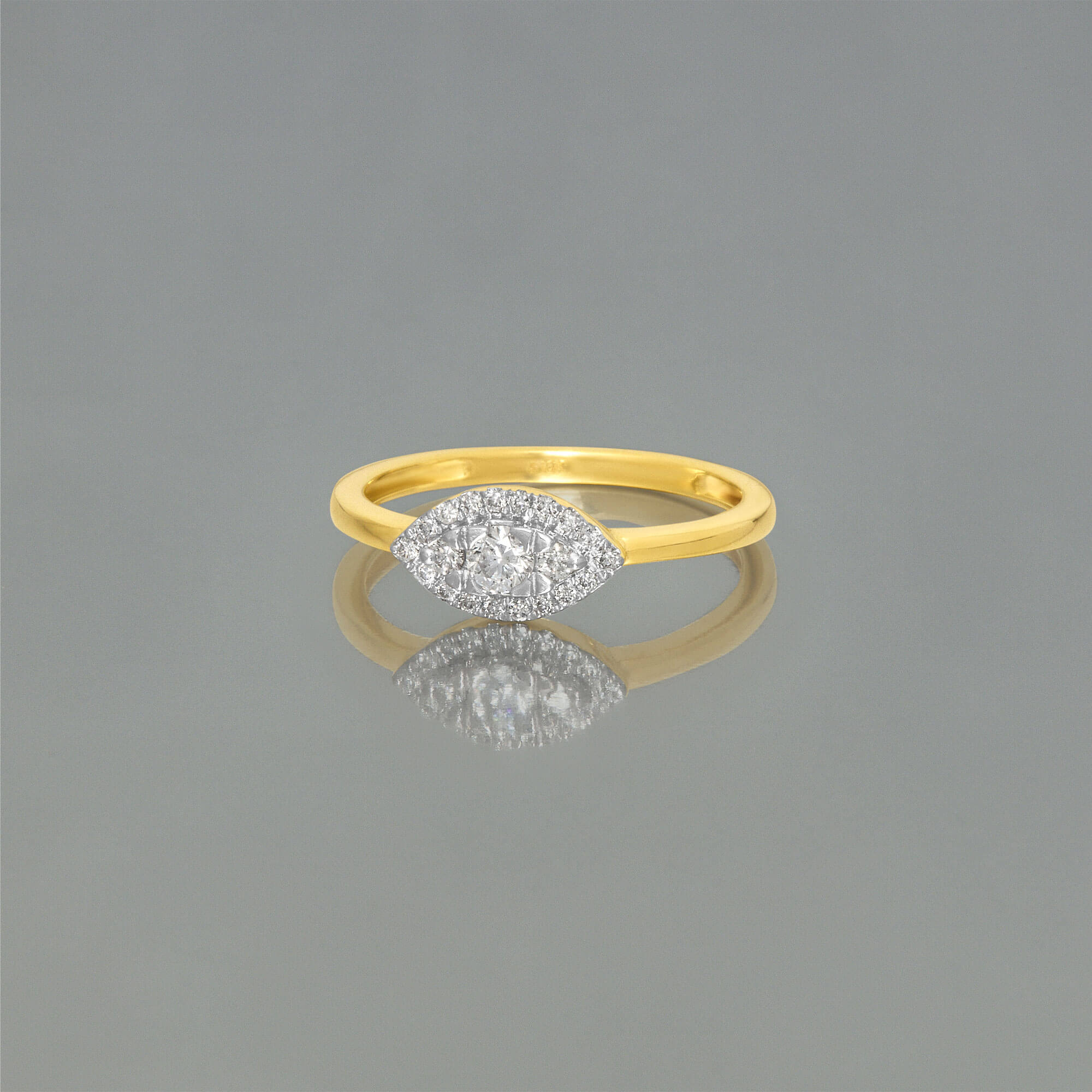 Diamond Muse Halo Ring