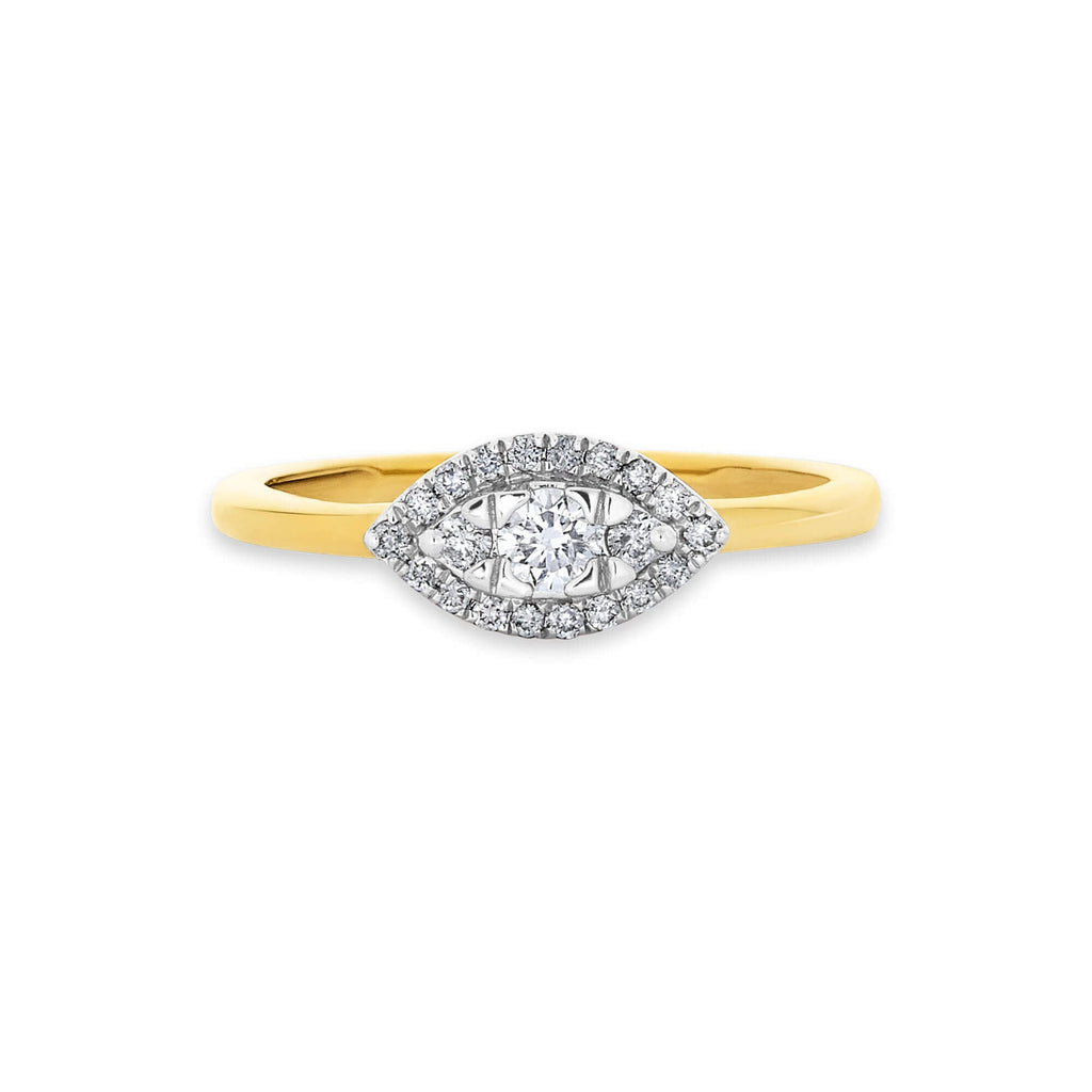 Diamond Muse Halo Ring