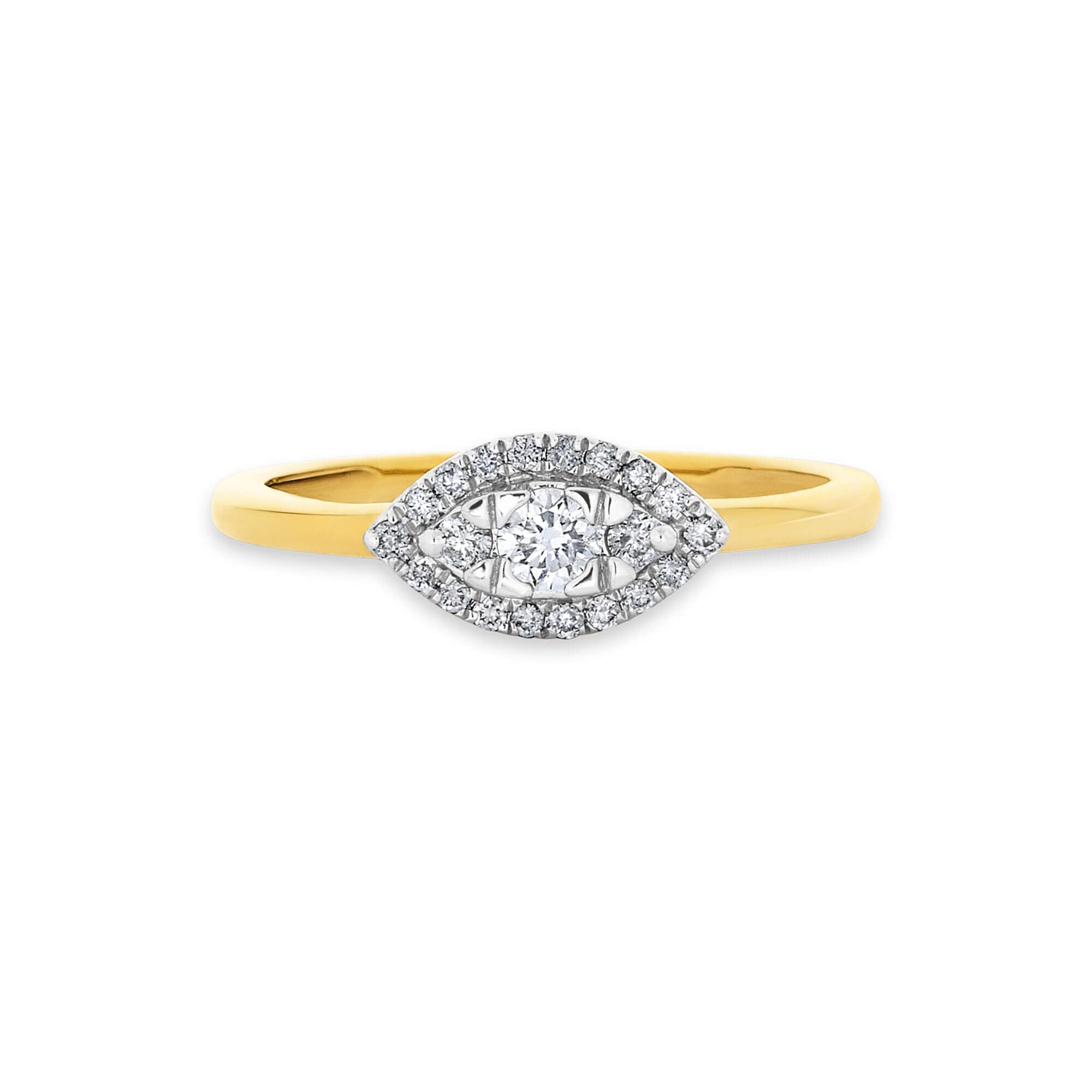 Diamond Muse Halo Ring