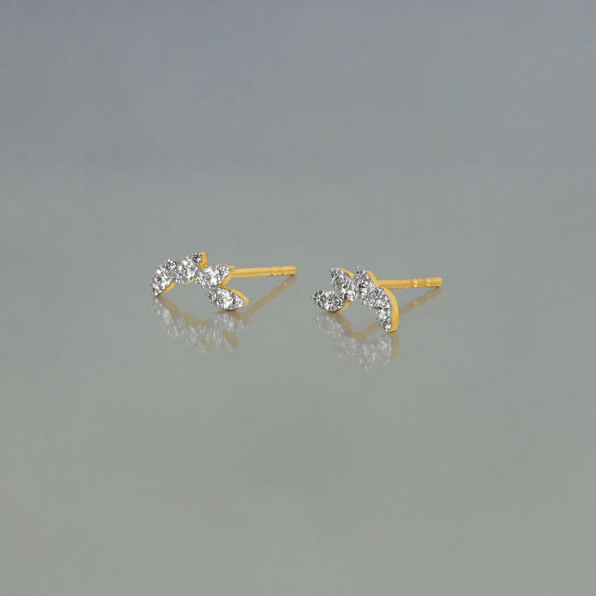 Diamond Muses Tiara Studs