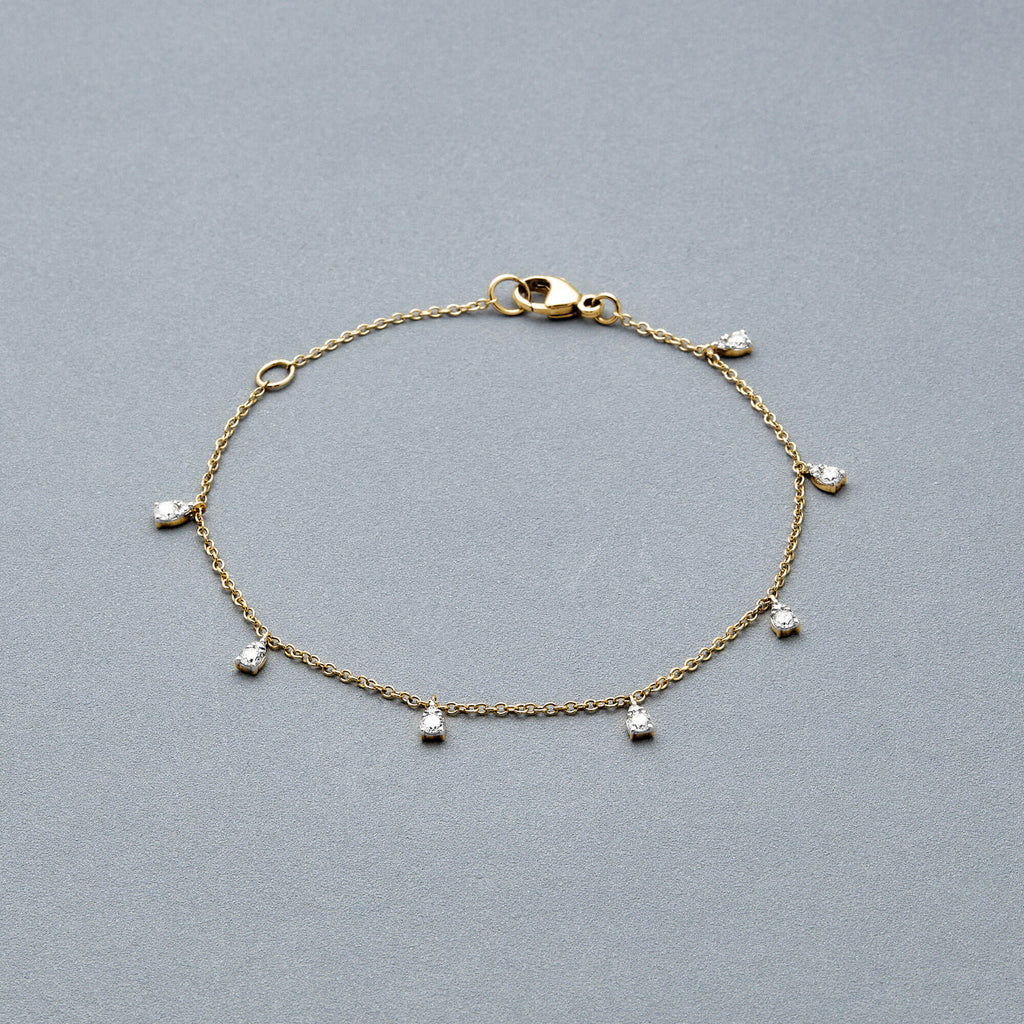 Diamond Petal Bracelet