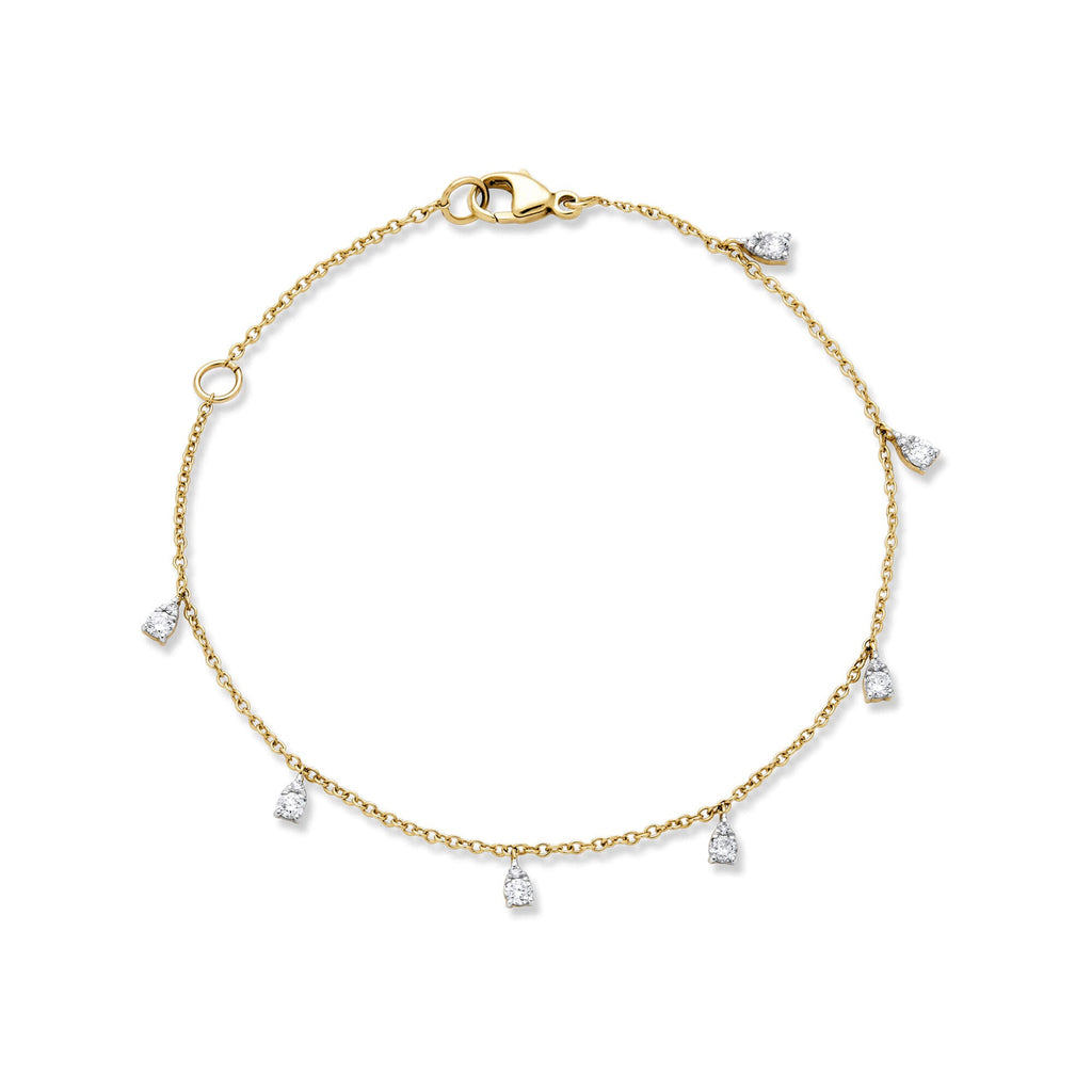 Diamond Petal Bracelet