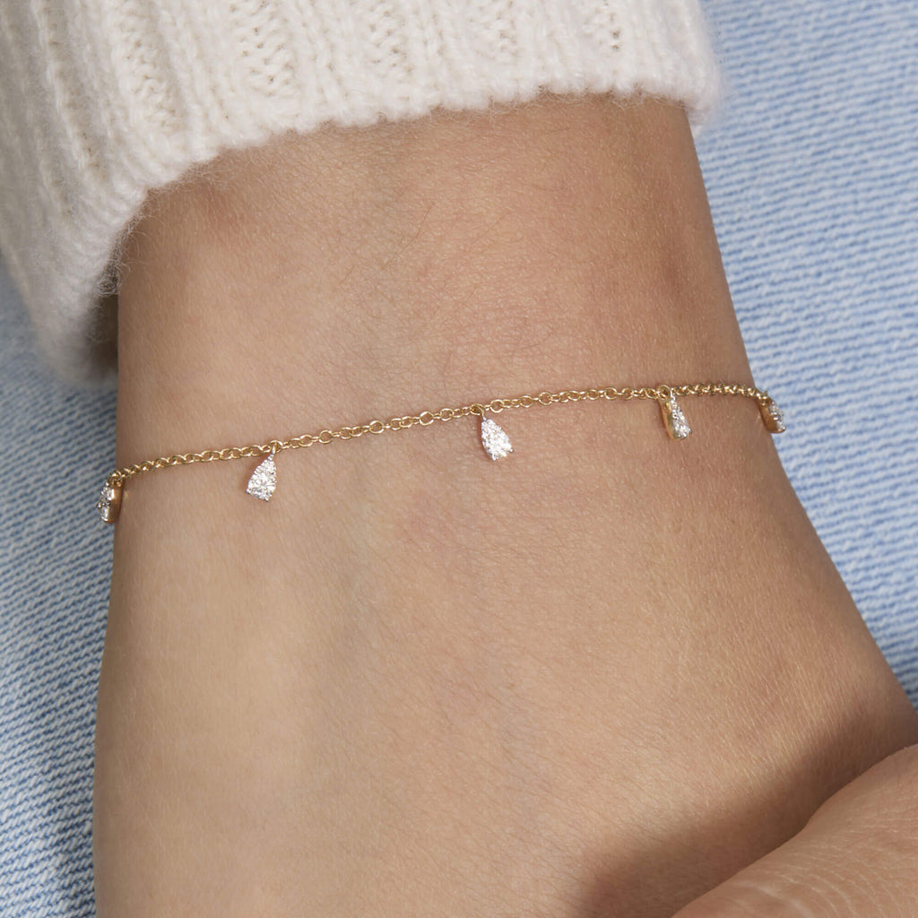 Diamond Petal Bracelet
