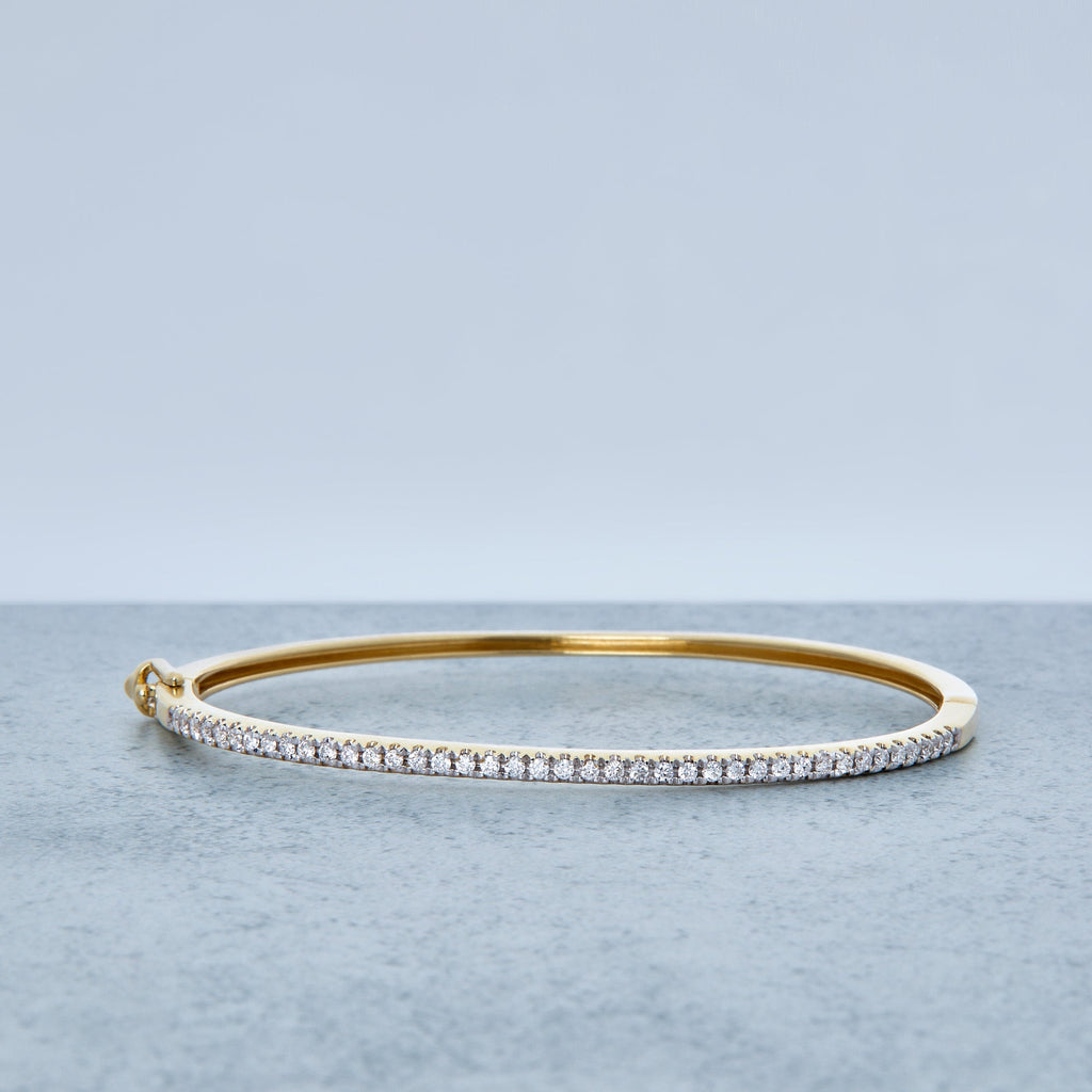 Diamond Stroke Tennis Bangle