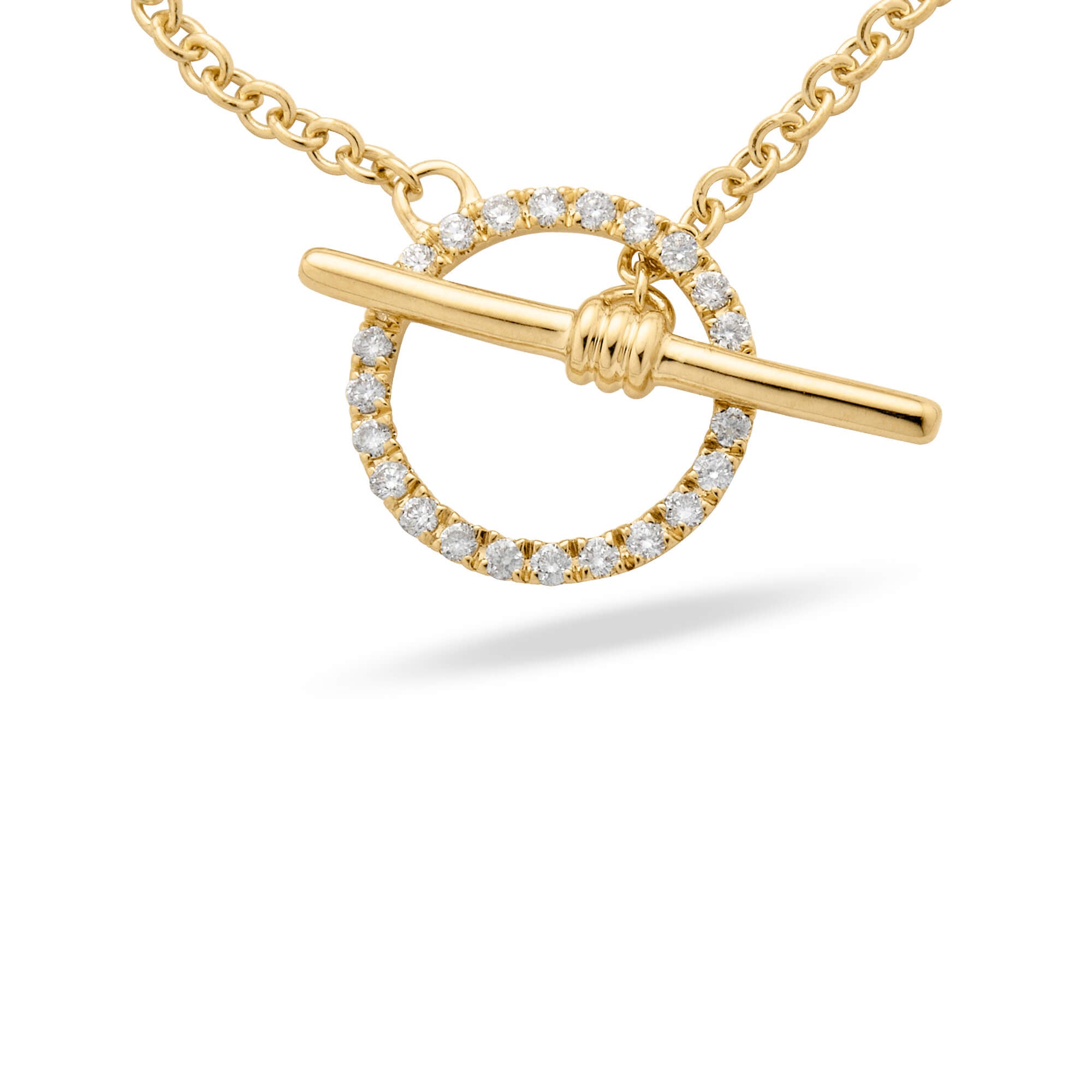Diamond Toggle Link Bracelet