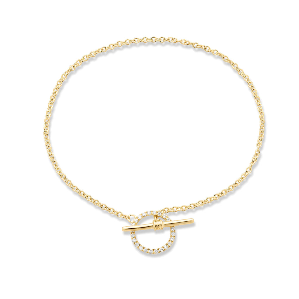 Diamond Toggle Link Bracelet