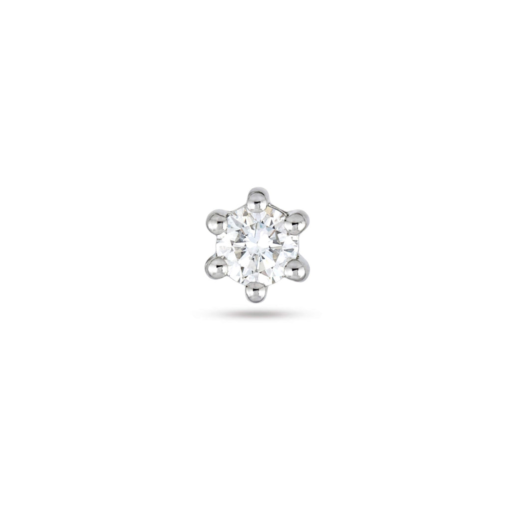 Fairy Lights Diamond Studs - Sterling Silver