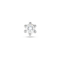 Fairy Lights Diamond Studs - Sterling Silver