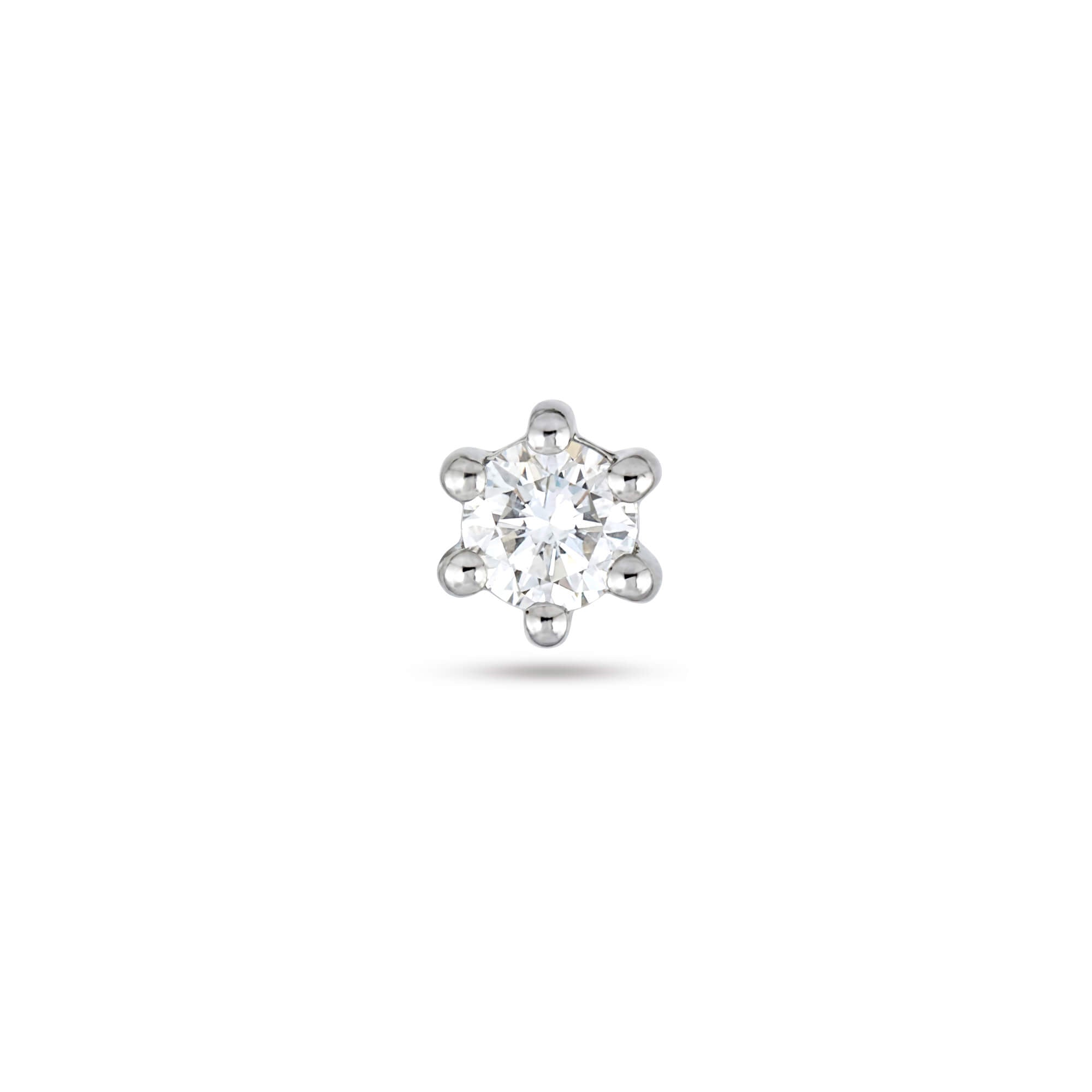 Fairy Lights Diamond Studs - Sterling Silver
