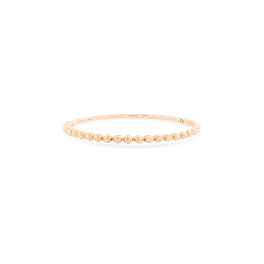 Fine Beaded Band